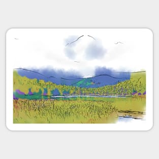 Mountain Meadow Lake Sticker